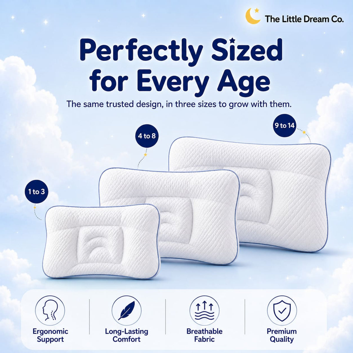 A Pillow Designed for Growing Kids