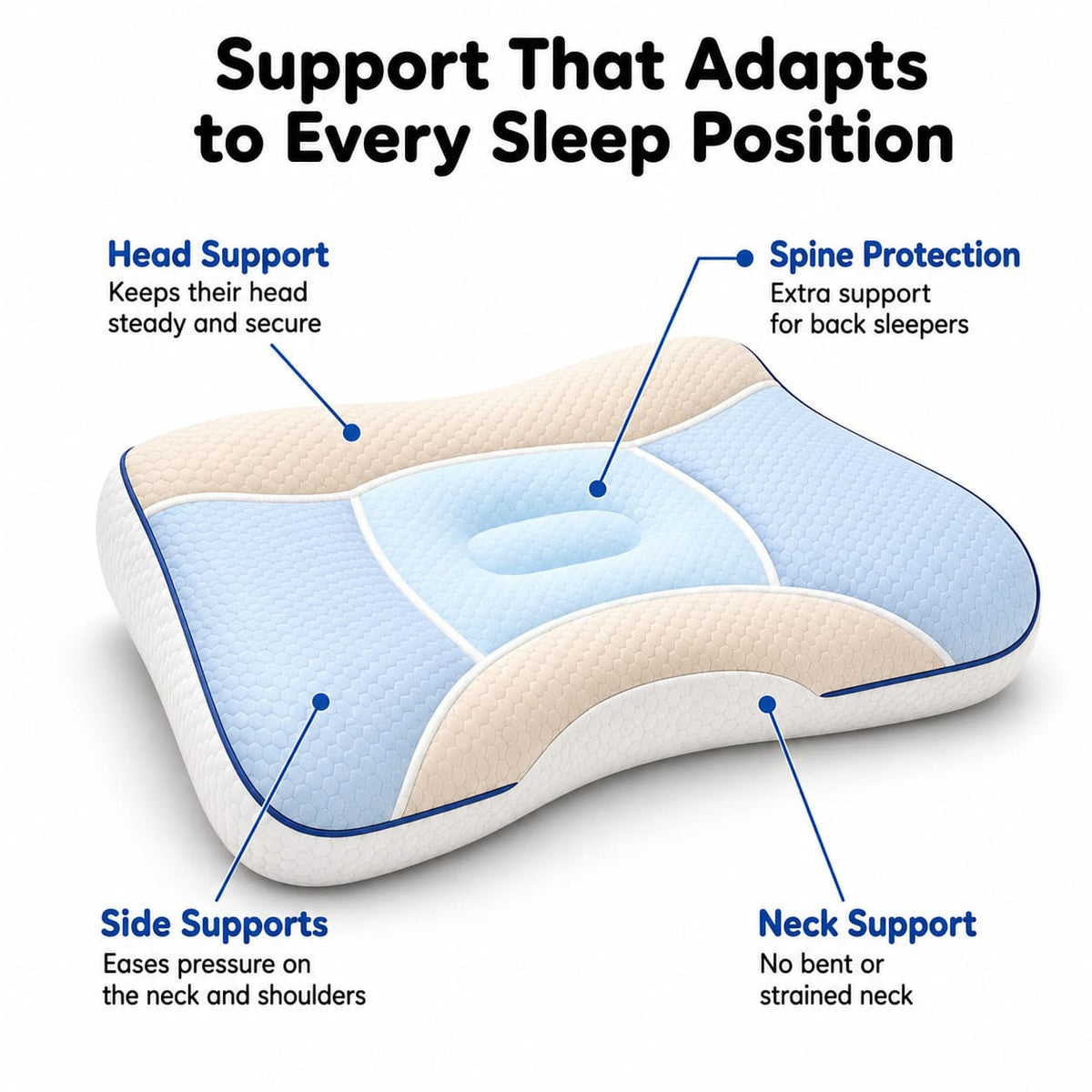 A Pillow Designed for Growing Kids